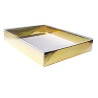 A7 Gold Foil Stationery Boxes (7 3/8 x 5 3/8 x 1") 100/Ctn