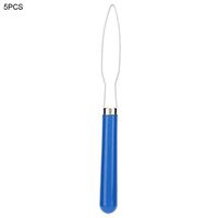 5Pcs Button Hook, Quick Hook Pull Assist Device Zipper Pull Helper Dexterity Gripper Puller Button Drag Tool for Shirt Dress Clothes Pant Coat Snap Buttoner