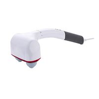 Hand-held Multi-Function Double-Head Massager for The Whole Body Electric Tapping Massager for Home Cervical Massager (Color : White)