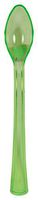 Creative Converting 24 Count Plastic Spoons, Mini, Translucent Green