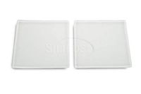Silipos 15505 Pressure Sensitive Gel Square [Pack of 2] - 4 x 4 in. Silicone Free, Hypoallergenic Adhesive Cushion Strip. Foot Health