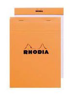Rhodia Staplebound Orange - Graph 4.375 x 6.375 Notepad - R14200