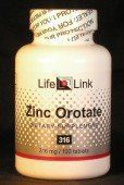 Zinc Orotate LifeLink 100 Tabs