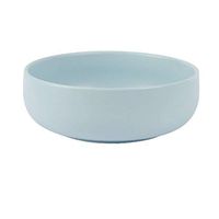Household Bowl Smooth Anti-scald Comfortable Solid Color Ceramic Soup Noodles To Eat Rice Salad Bowl 819 (Color : 8 inch-blue)