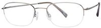 Charmant Eyeglasses TI8176 TI/8176 GR Gray Half Rim Optical Frame 51mm