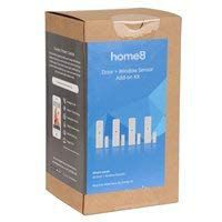 Home8 TripleShield Alarm System (2Cam) and Add-ons (Door Window Sensor 4-Pack)