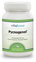 Pycnogenol (50 mg) 30 Vegicaps per Bottle (5 Pack)