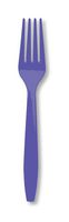 Creative Converting Touch of Color Premium 24 Count Plastic Forks, Purple