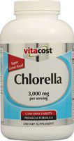 Vitacost Chlorella Super Green Food - 3000 mg per Serving - 1,500 Mini Tablets