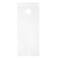 ClearBags 6 x 12 Door Hanger Bags (1000 Bags) for Door Knob Flyers Promotions Coupons | Clear Plastic Poly Hanging Bags for Mail | Newspaper Bags with Hangers Protect Against Rain, Dirt, & Bugs | DK5