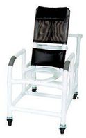 Wheeled Reclining Shower/Commode Chair Wheeled RecliningShower/CommodeChair without Pail