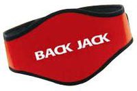 Back Jack Heavy-Duty Back Support with Anatomic Lumbar Pad (Large 35''-40'', Red)