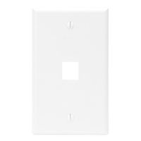 4xem Wall Plate - 1 Port, White (4XFP01KYWH)