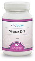 Vitamin D-3 (1000 IU) 100 Softgels per Bottle - 2 Bottles