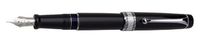Aurora Optima CT Fountain Pen - Black Chrome Trim, Medium Nib 997CNM