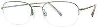 Charmant Eyeglasses TI8176 TI/8176 BR Brown Half Rim Optical Frame 51mm