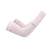Meidexian888 Sun protection Sleeve,1 Pair UV Sun Protect Anti-slip Basketball Armband Tattoo Cover Ice Silk Sport Arm Sleeves (Pink)