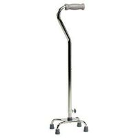 QUAD CANE SM BASE ALUMINUM (EA)