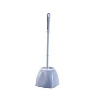 Jzenzero Toilet Brush and Holder Toilet Bowl Cleaning System Bathroom Long Handle Stainless Steel with Antique Stand Base