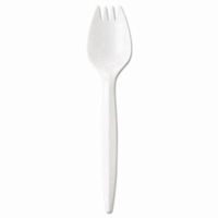 Gen GEN MWSPK-IW Wrapped Medium Spork - White
