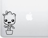 Baby groot decal, baby groot sticker, guardian of galaxy, groot decal, baby groot, little groot, dance baby groot, groot, laptop decal 5 inches