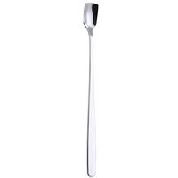 FORESTIME Colorful Spoon Long Handle Spoons Flatware Coffee Drinking Tools Kitchen (silver, one)