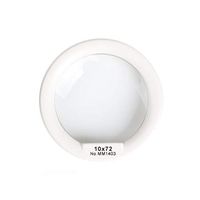 Boutiques/Paperweight Magnifying Glass Mini Desktop Paper Magnifier 10X Reading Glass Lenses Office Newspaper Elderly 72MM White