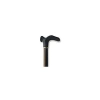 Wood Cane With Contour Soft Touch Handle Right - Black Stain