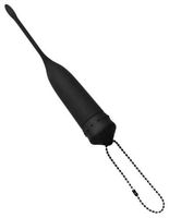 V-Î-Brâting Fun Silicone Urethral Sound Black