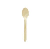 Wooden Spoon (Case of 2000), PacknWood - Compostable Wooden Cutlery (6.2" Long) 210CVB3