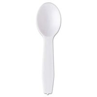 RPP Polystyrene Taster Spoons, White, 3000/Carton (RTS3000)