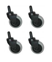 7570-L2 Rubbermaid Mop Bucket Casters - 3" Non-Marking Wheels Set of 4