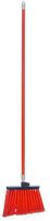 Carlisle 4108224 Sparta Duo-Sweep Flagged Angle Broom with Fiberglass Handle, 54" Length, Orange