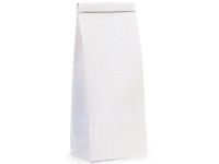 Tin Tie Coffee Bag 100 Count - 1 LB - White