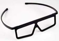 1 Pair - Plastic 3D Glasses for Crayola 3D Products