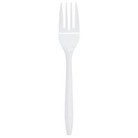 Karat U2040W PS Medium Weight Forks - White (Case of 1000)