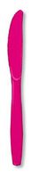 Club Pack of 600 Hot Magenta Premium Heavy-Duty Plastic Party Knives