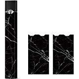 2 Pack - Black Marble Decal Sticker Vinyl Skin for Juul Vape