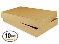 10 Shirt Boxes for Apparels (Recycled Kraft)