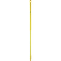 Vikan 29386 Fiberglass Handle with Threaded Tip, 1-7/32" Diameter, 59", Yellow
