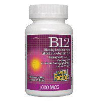 B12 Methylcobalamin, 180 tabs by Natural Factors (Pack of 4)