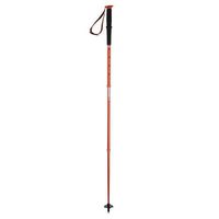 Crutches Outdoor Climbing Trekking Poles Lightweight Telescopic Folding Cane Hiking Equipment Straight Handle Cane (Color : Orange, Size : 58cm)