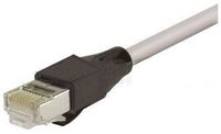 Ethernet Cable, Cat6, RJ45 Plug, RJ45 Plug, 1 ft, 304.8 mm, Grey