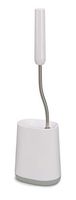 Joseph Joseph Flex Lite Toilet Brush with Extra Slim Holder Flexible Anti-Drip Head, 1 EA, Gray