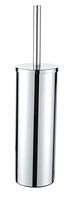 KALLY Toilet Bowl Brush and Holder for Bathroom, Chrome