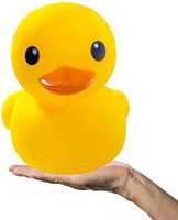 Jumbo Rubber Duck Bath Toy | Giant Ducks Big Duckie Baby Shower Birthday Party Favors 8-Inches (Large)
