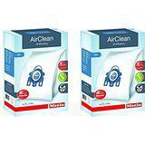 Miele GN AirClean 3D Efficiency Dust Bags  for Miele Vacuum, 2-Boxes of 4 Bags & 2 Filters