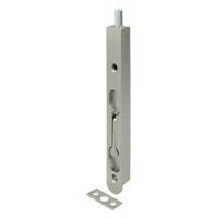 Deltana 7FBZ15 Flush Bolts 7" Flush Bolt, Zinc Satin Nickel