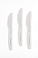 Bonnie Bio 50 white corn PLA certified compostable knives