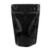 BAP 16 oz Black Stand Up Pouch with Valve for Coffee (25 pcs)